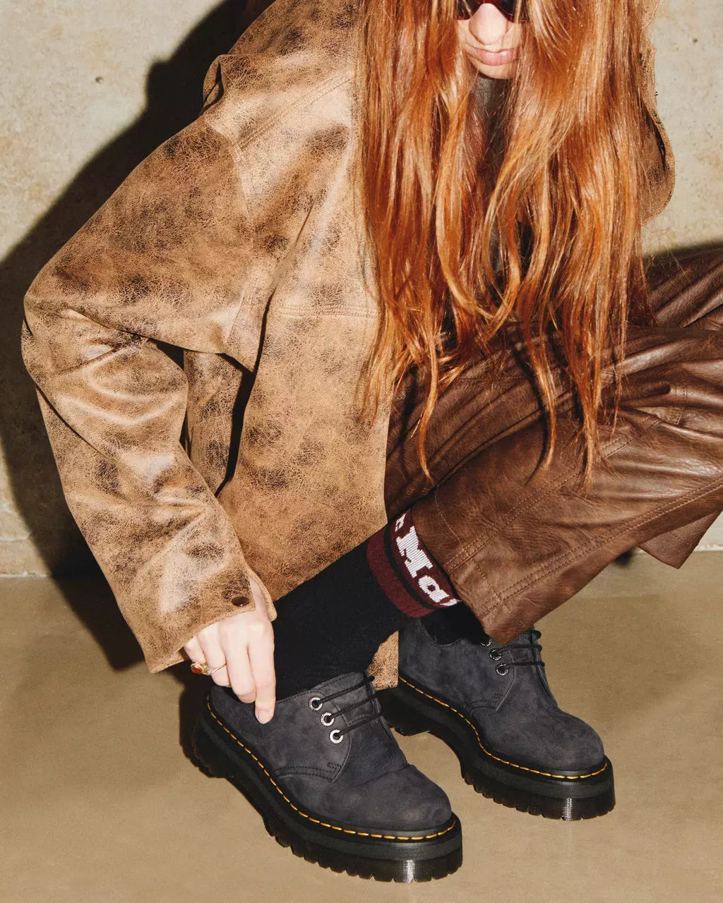 Dr. Martens Women’s Black Lace-Up Shoes – Fall/Winter Collection