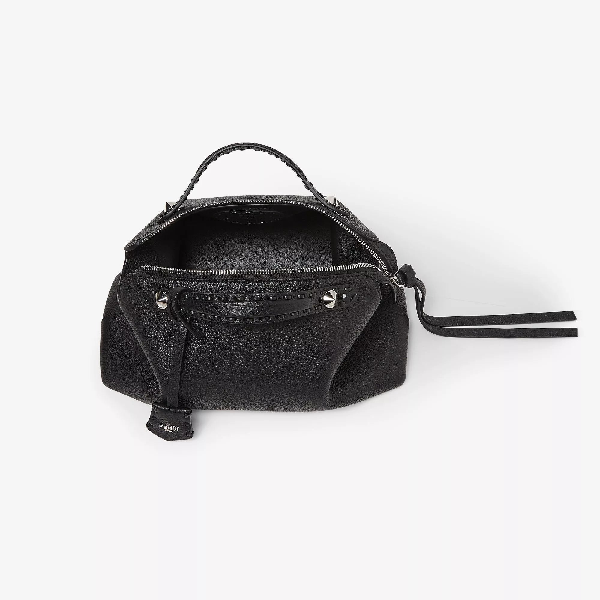 Fendi By The Way Selleria Medium Black Leather Handbag