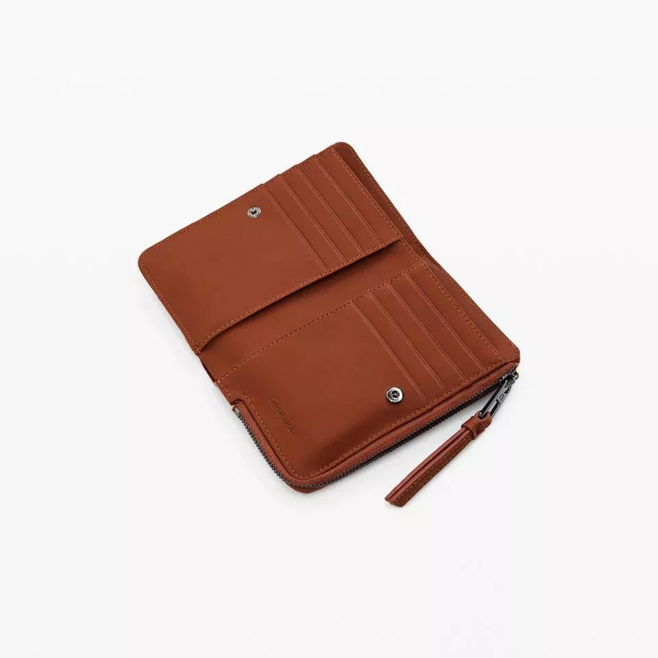 Desigual Women’s Brown Zip Wallet