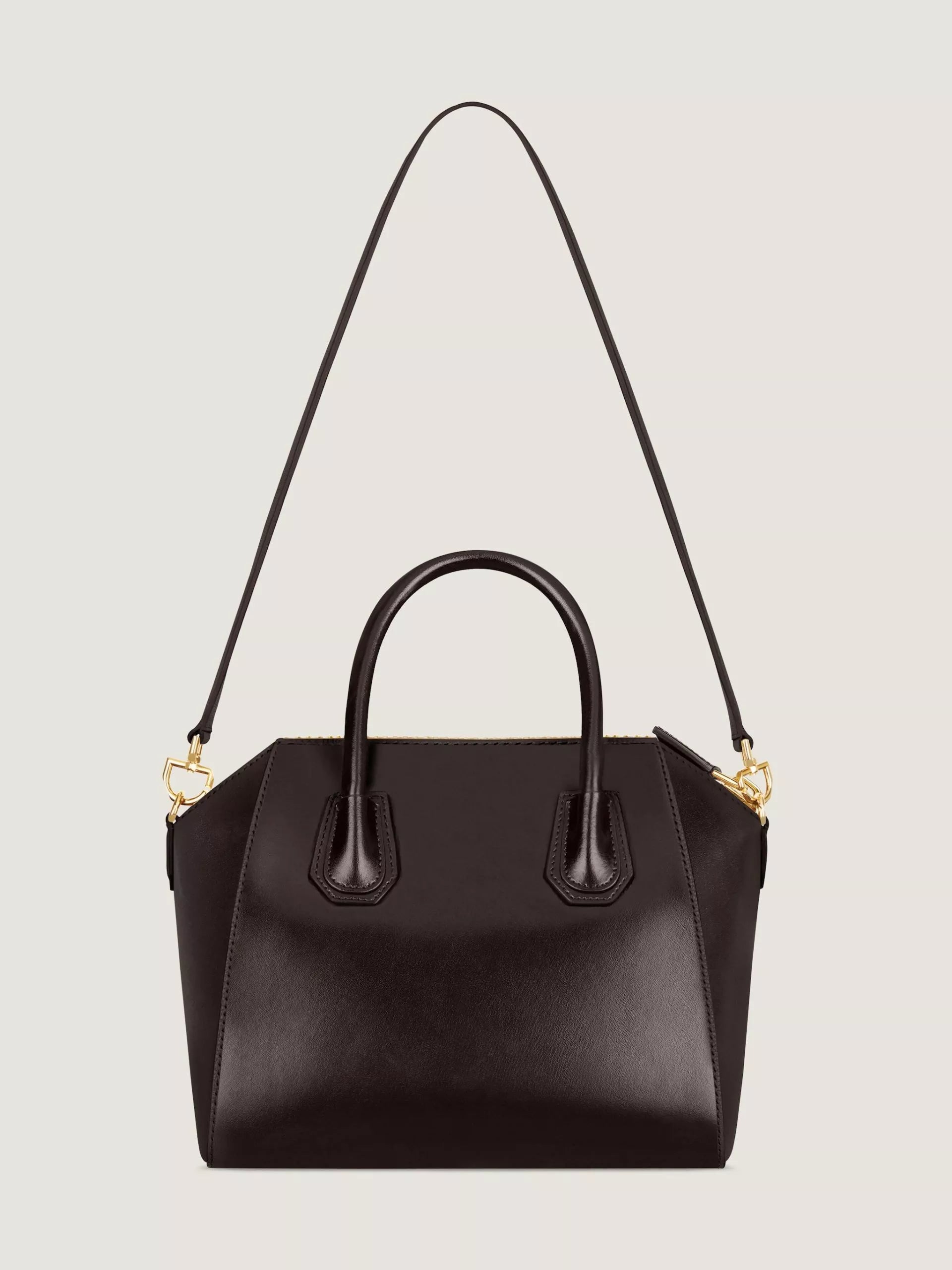 Givenchy Small Antigona Handbag in Glossy Calfskin Leather