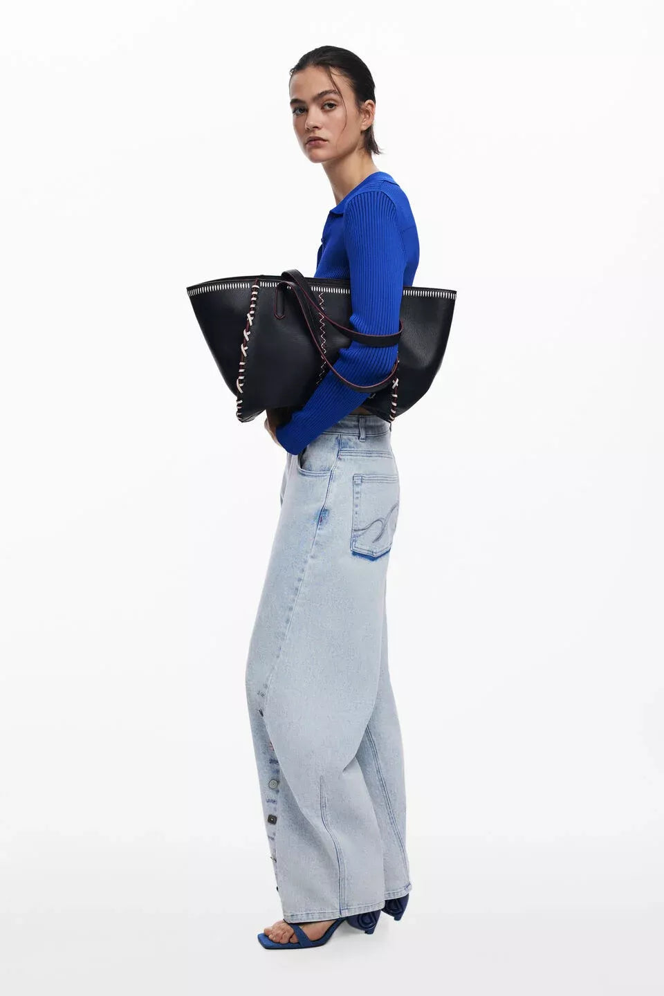 Desigual Women’s Large Black Handbag & Shoulder Bag