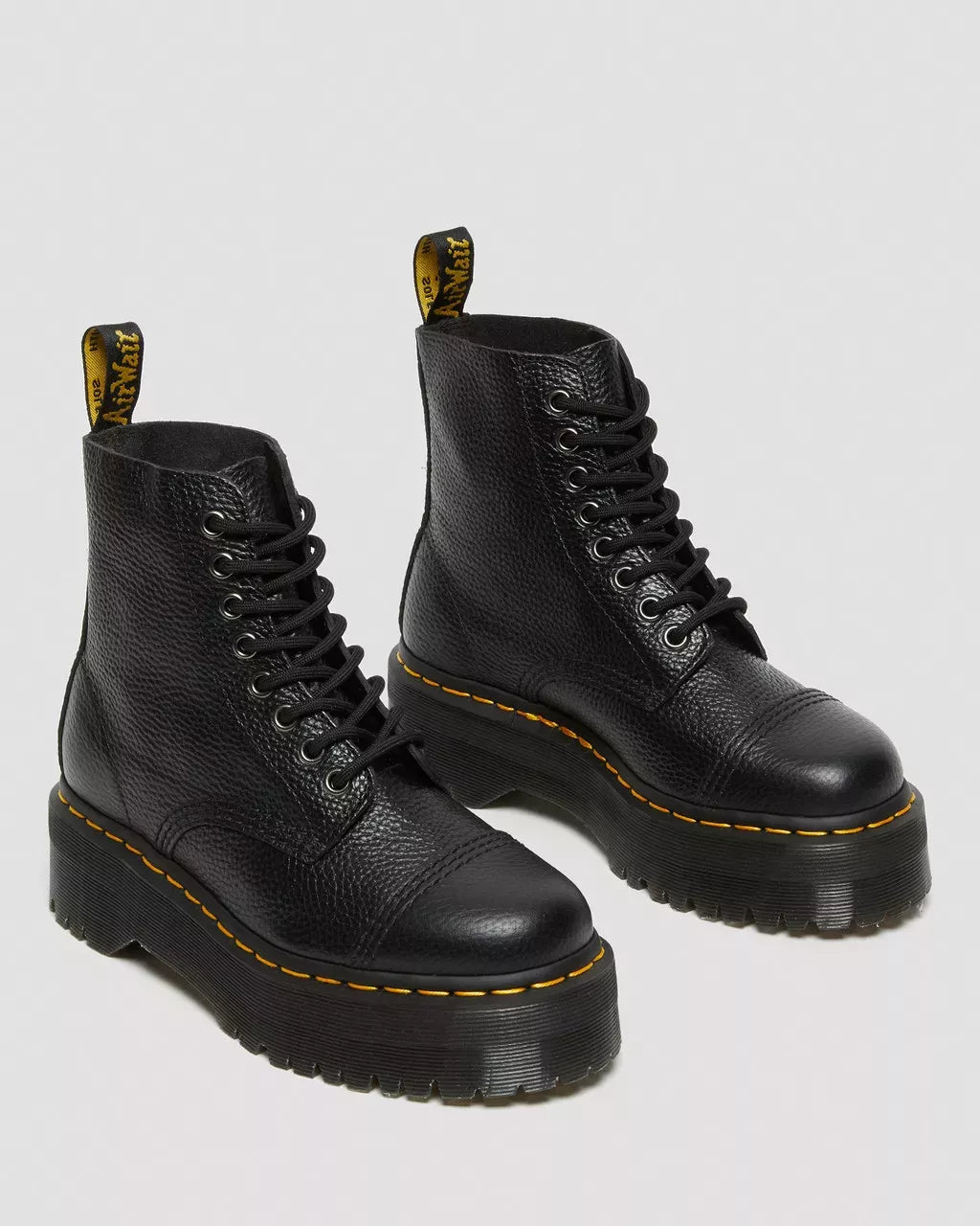 Dr. Martens Women’s Black Leather Ankle Boots – Fall/Winter Lace-Up Style