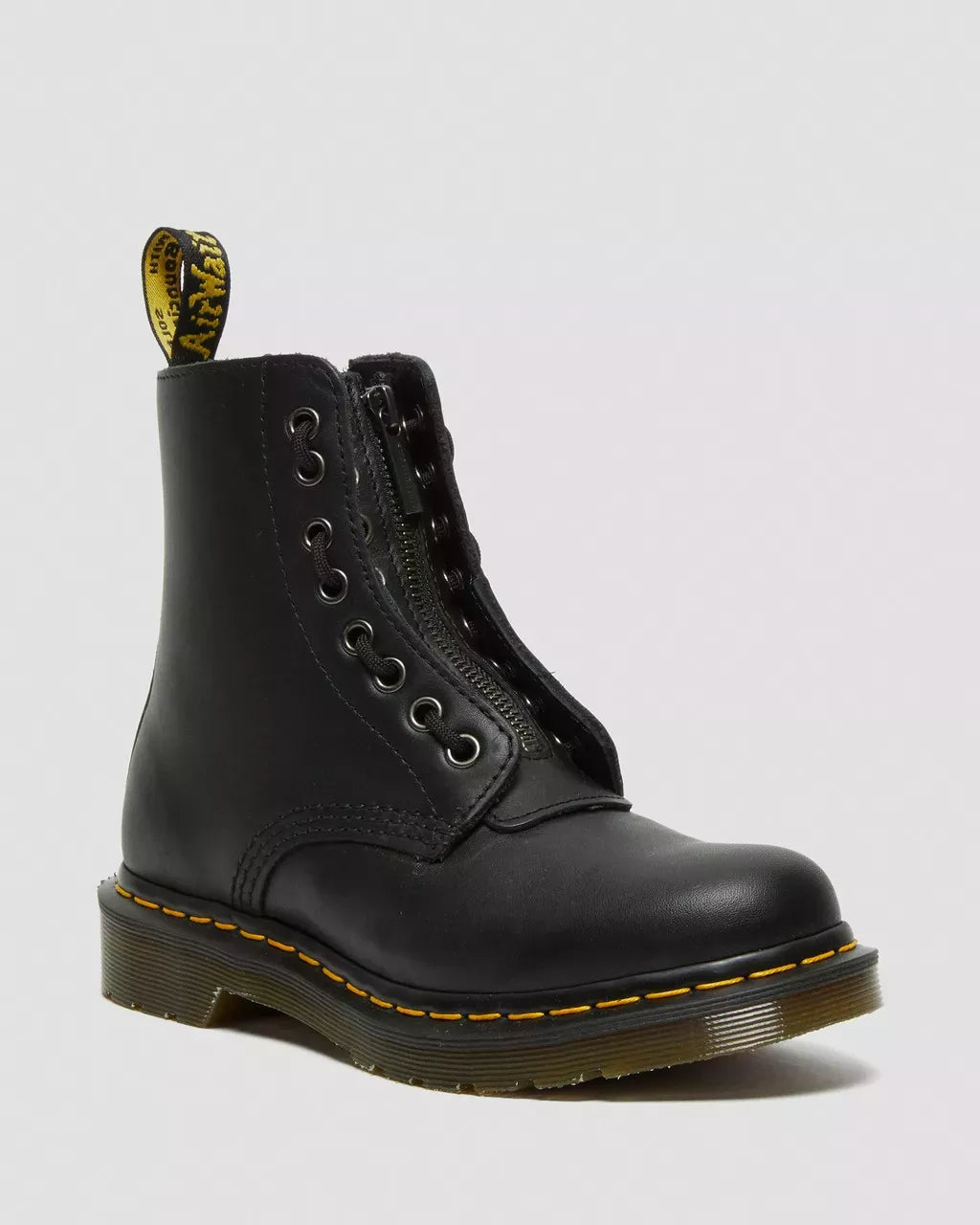 Dr. Martens Women’s Black Leather Ankle Boots – Fall/Winter Lace-Up Style