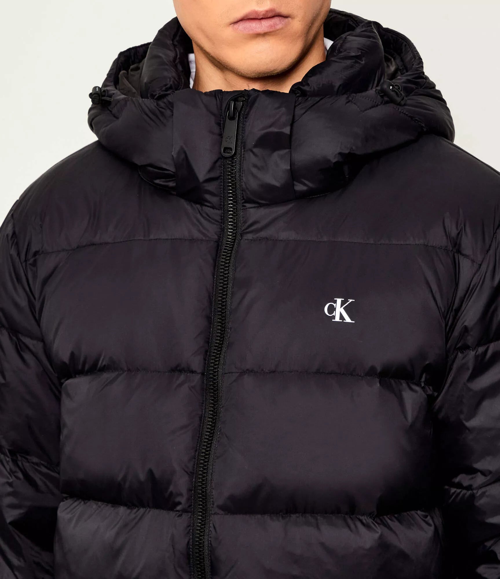 Calvin Klein Jeans Men’s Black Hooded Zip Jacket