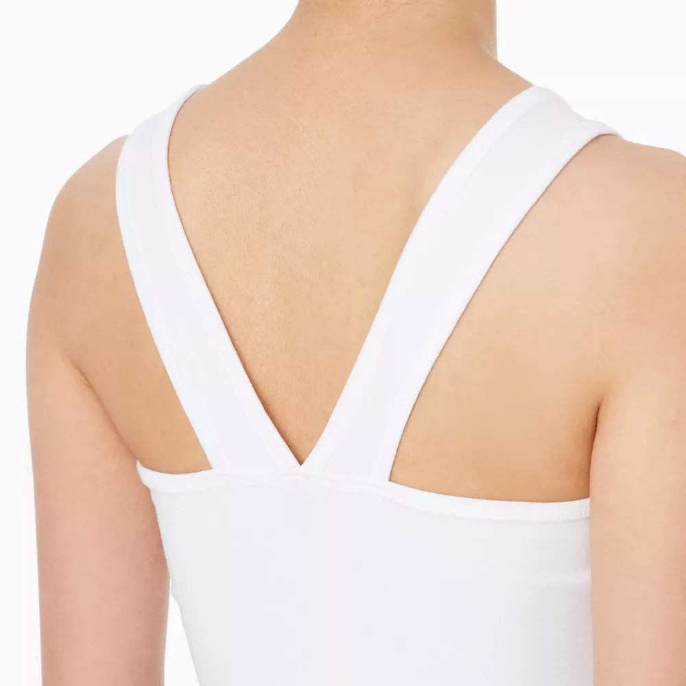 Calvin Klein Jeans Women’s White Printed Tank Top